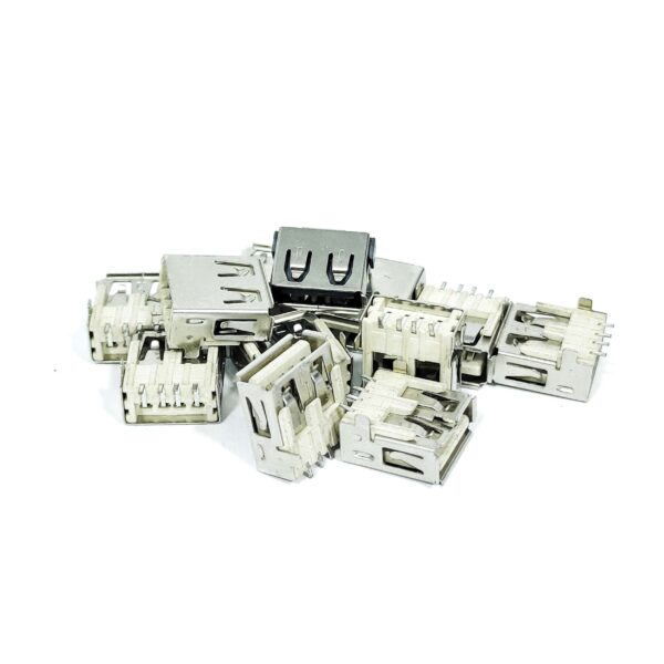 USB Connector on PCB “A” Type Female - Through Hole Vertical 4pin
