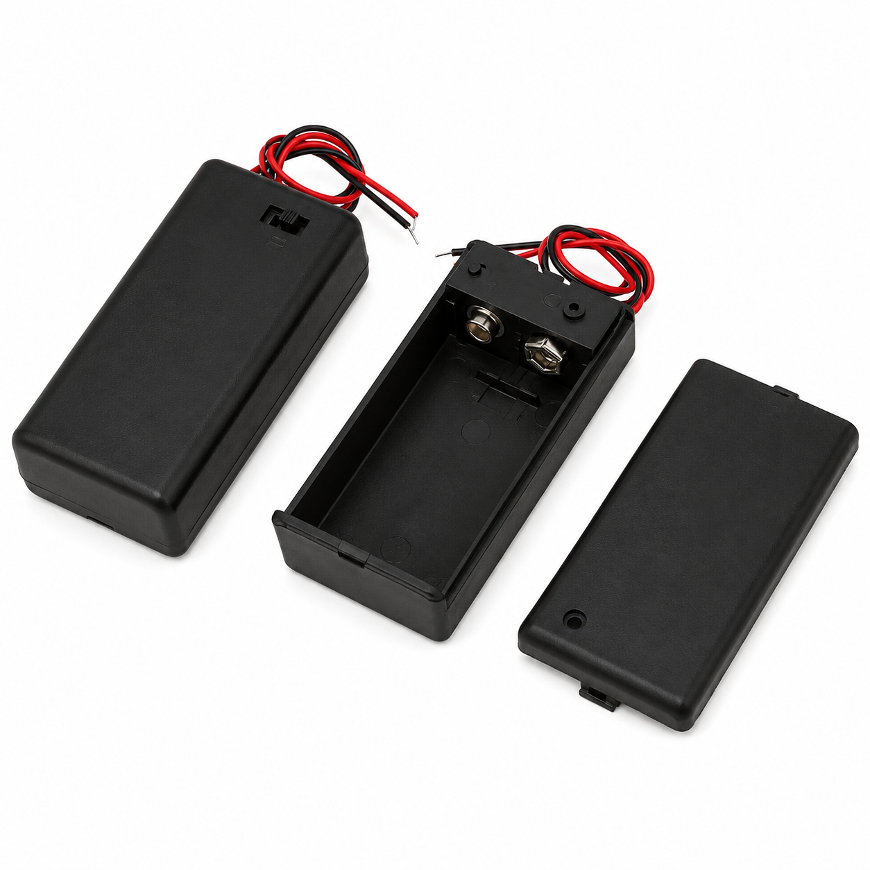9V Battery Holder with On/Off Switch
