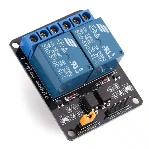 5V Dual Channel Relay Module with Optocoupler 5V 2 Channel Relay Module