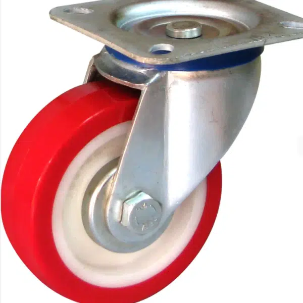 Red Caster Wheel