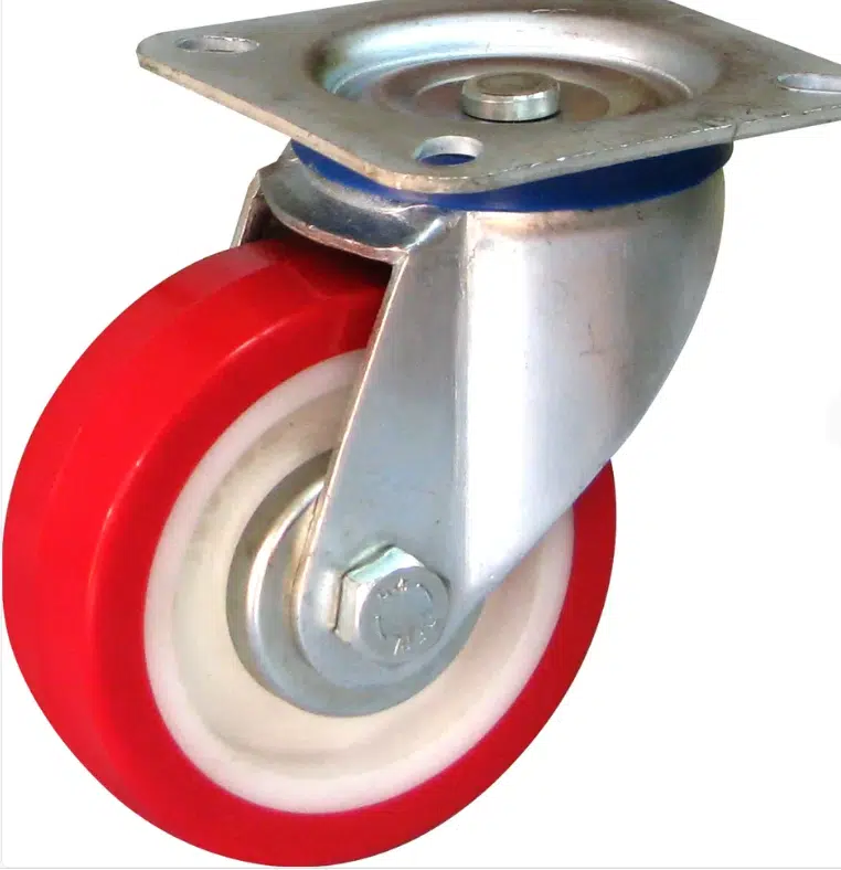 Red Caster Wheel