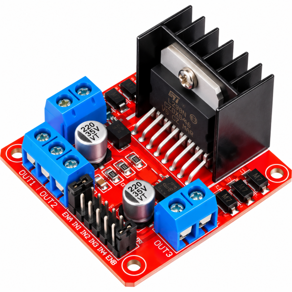L298 DC motor driver module