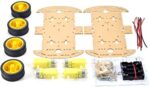 4W Double Layer Smart Car Chassis Kit Acrylic Chassis Robot - Image 2