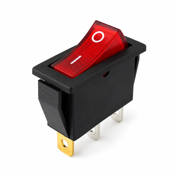 KCD3-101N DPST Rocker Switch