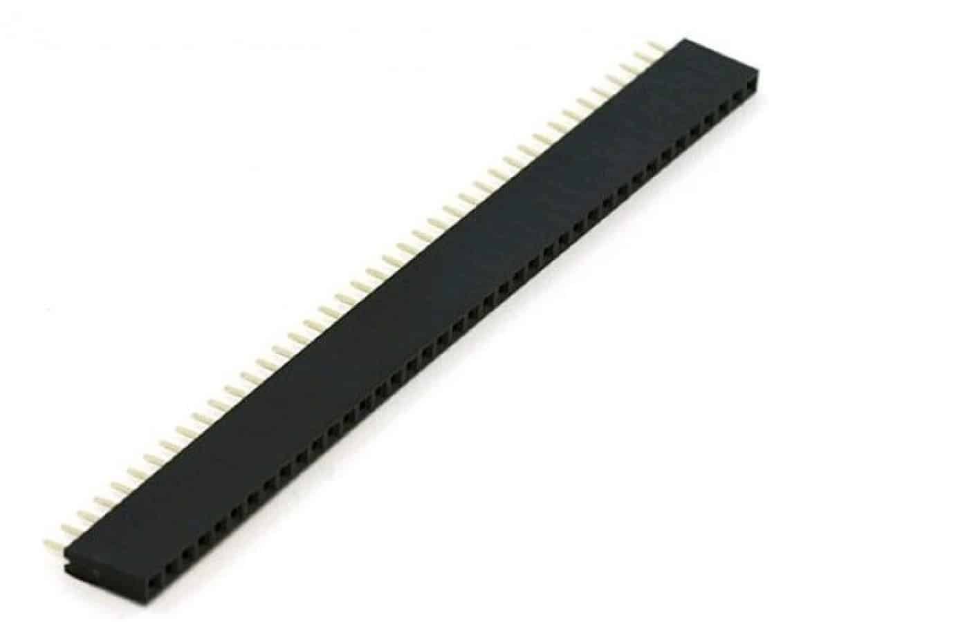 Pin Header Female (2.54mm) 1X40 Straight Pin Header Female (2.54mm) 1X40 Straight - Image 1