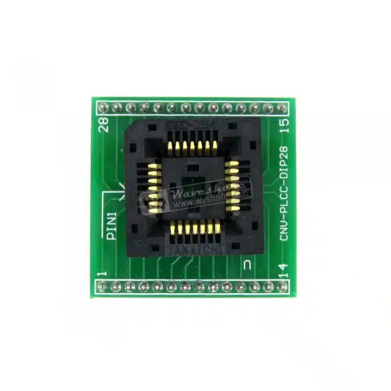 PLCC28 to DIP28 adapter