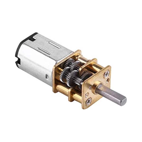 Small Toy Geared DC Motor 6 Vdc 1:1000 - 30 RPM Small Geared DC Motor 6 Vdc 100 RPM - Image 1