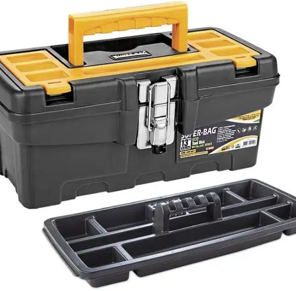 Metal Lock Tool Box 13 Inch