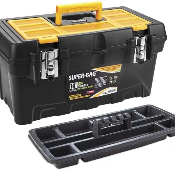 Metal Lock Tool Box 19 Inch