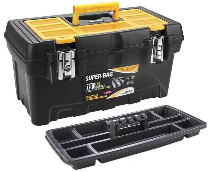 Metal Lock Tool Box 19 Inch