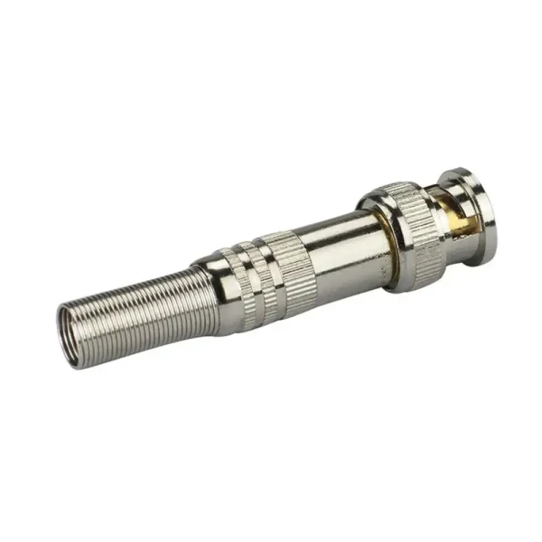 BNC Male Jack / Solder Less Twist Spring Connector For Coaxial Cable / CCTV Camera