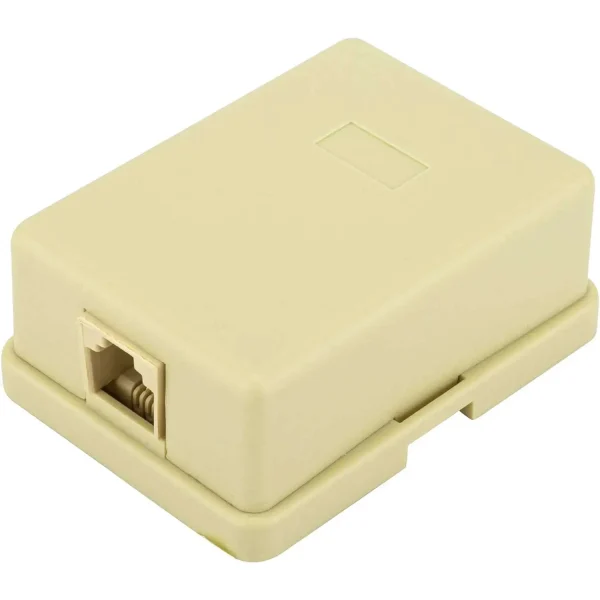 RJ11 Telephone Single Port Surface Mount Box12
