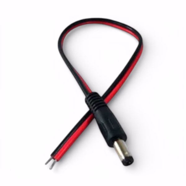 Male DC Power Socket Jack Prewired electrolik