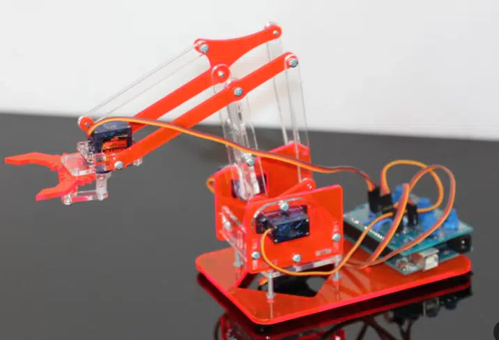 Acrylic Robot Arm Red