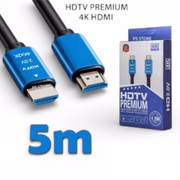 HDMI 4K High Speed HDTV 5m Premium Cable electrolik