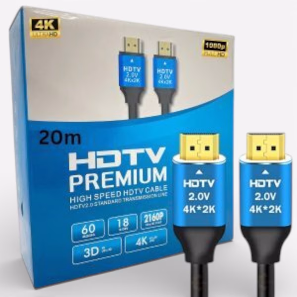 HDMI 4K High Speed HDTV 20m Premium Cable electrolik