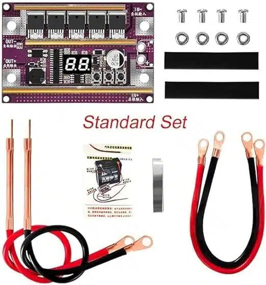 12V Spot Welder DIY Kit 99 Gears of Power Adjustable Spot Welding Control Board for 18650 Battery 0.1-0.3mm Nickel Sheet