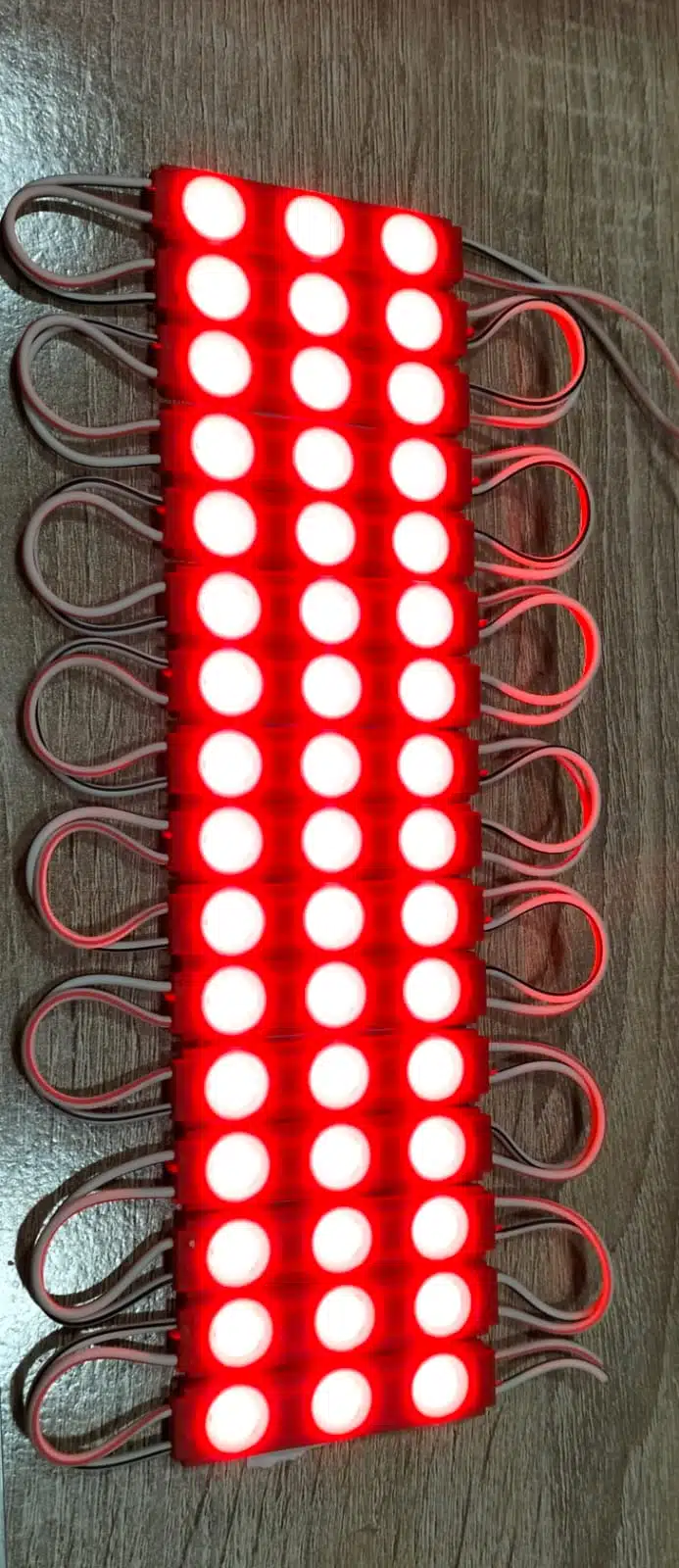 Red COLOR 3 Lens Ceiling LED Decoration Module 20 Pieces