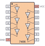 7406 Hex Inverter Driver