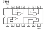 IC 7408 Quad 2-Input AND Gates DIP - Image 2