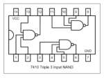 7410 Triple 3 Input NAND Gate