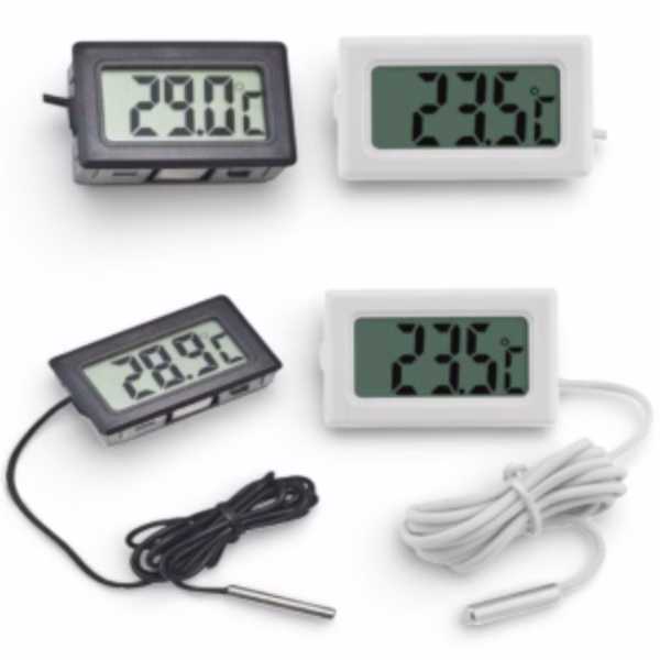 Digital Thermometer Sensor LCD Display-Waterproof Probe (Not Including Batteries) Electrolik