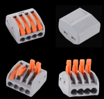 WAGO Connector PCT-214 Push-In Terminals for Cable Connection 4 Pin - Image 2