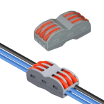 WAGO Connector PCT-223 Push-In Terminals for Cable Connection 3 In 3 Out - Image 2