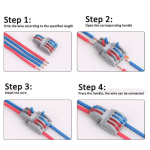 WAGO Connector SPL-42 Push-In Terminals for Cable Connection 2 In 4 Out - Image 3