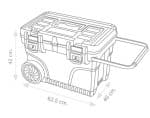 Pro-Mobile Tool Box (with Metal Pull Handle ) ASR-2010 - Image 6