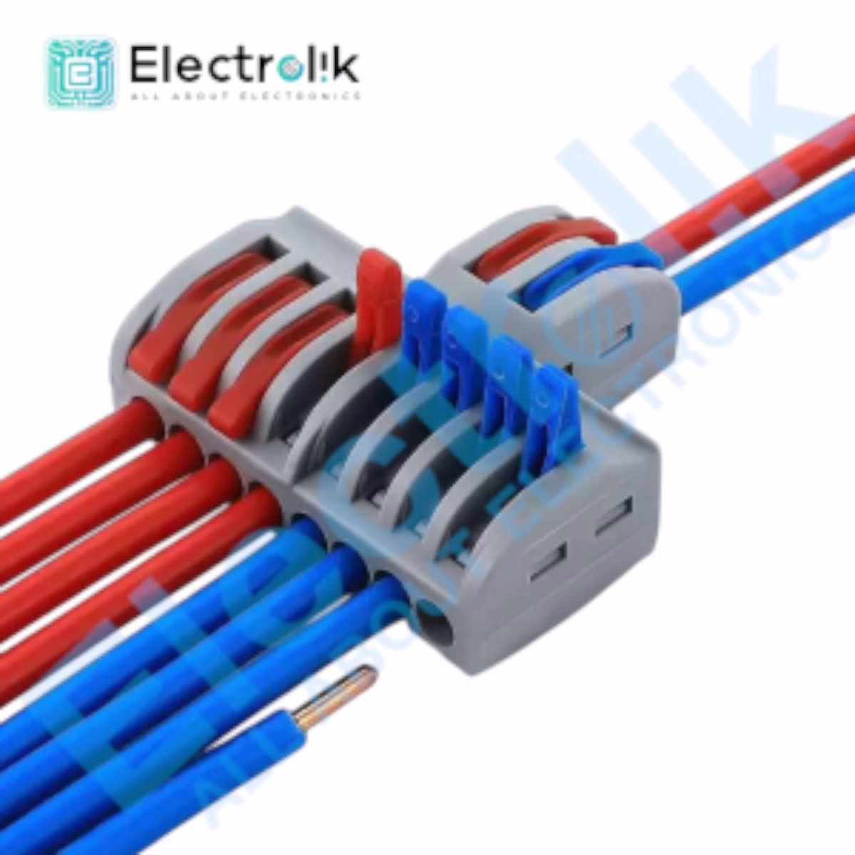 WAGO Connector SPL-82 Push-In Terminals for Cable Connection 2 In 8 Out Electrolik