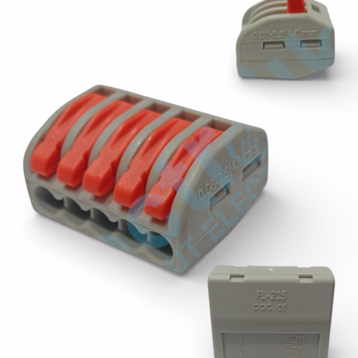 WAGO Connector PCT-215 Push-In Terminals for Cable Connection 5 Pin Electrolik