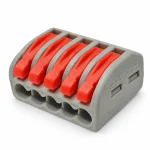 WAGO Connector PCT-215 Push-In Terminals for Cable Connection 5 Pin