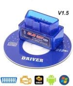 Blue V1.5 OBD2 ELM327 Bluetooth Interface Auto Car Scanner OBD II - Image 2