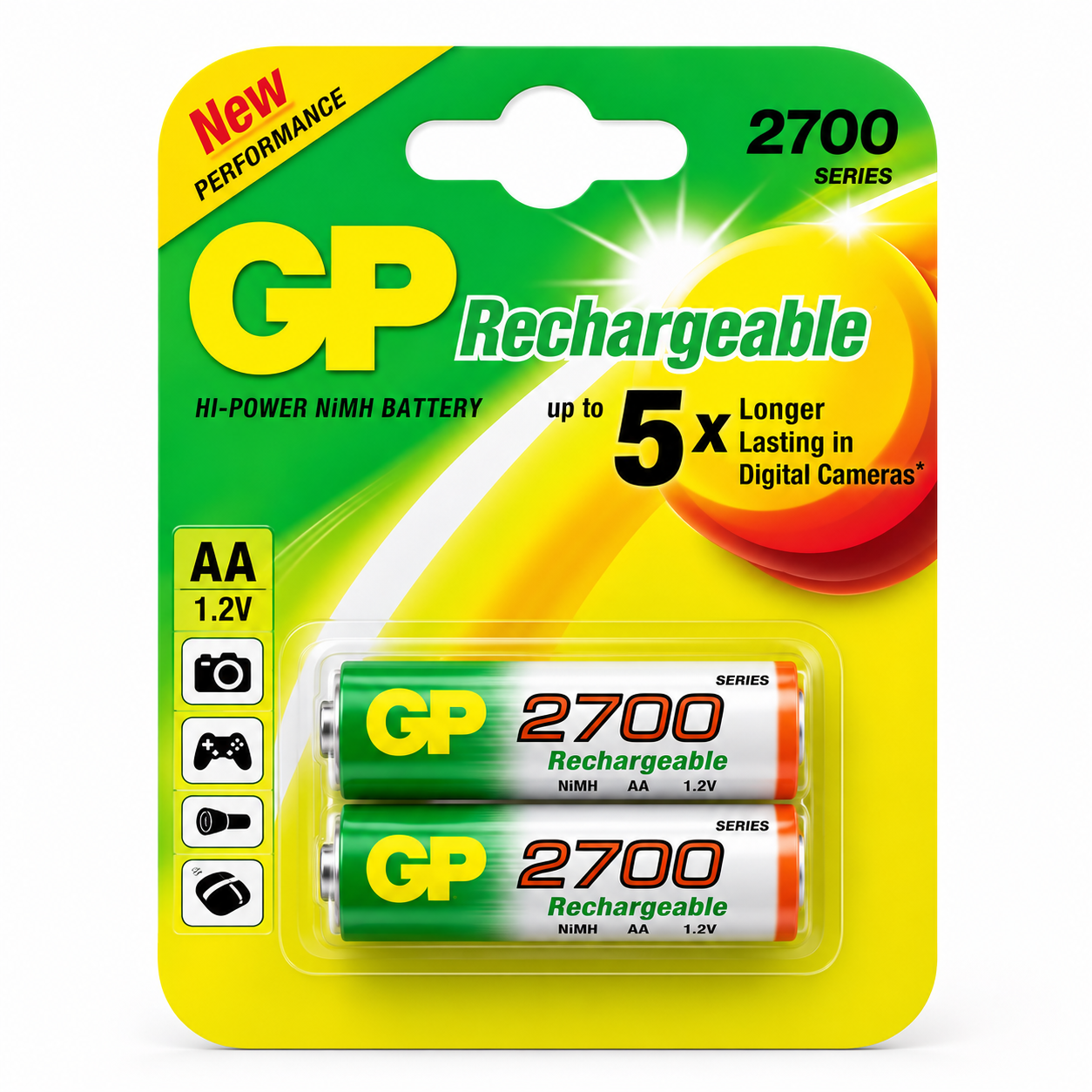 GP 2700 NiMH AA Battery