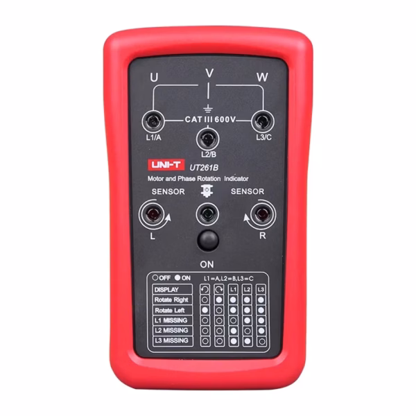 UNI-T UT261B Phase Sequence and Motor Rotation Indicators Electrolik