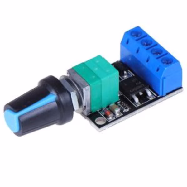 DC 10A Mini PWM DC Motor Speed Controller / Led Dimmer Electrolik