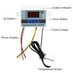 XH-W3001 220VAC 1500W Digital Temperature Controller - Image 2