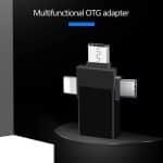 OTG 3 in 1 Micro/Lightning/Type-C to USB 3.0 Female SX-39 - Image 3