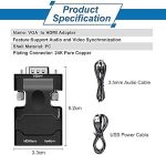VGA to HDMI (VGA 2 HDMI Adapter) - Image 3