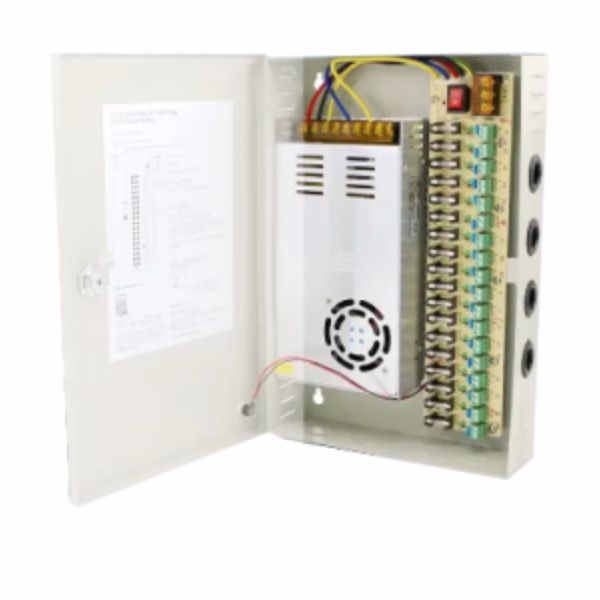 Box Power Supply + Power Supply 12V-20A - 18 Ways Electrolik