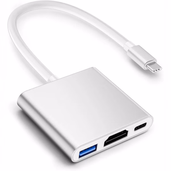 OTG 3 in 1 Type-C to 2 USB & Type-C Converter