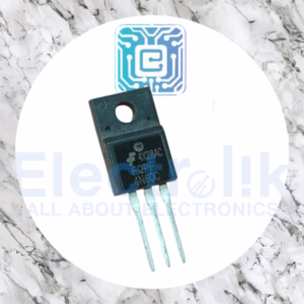 MOSFET FQPF2N60C NPN 2A 600V Electrolik