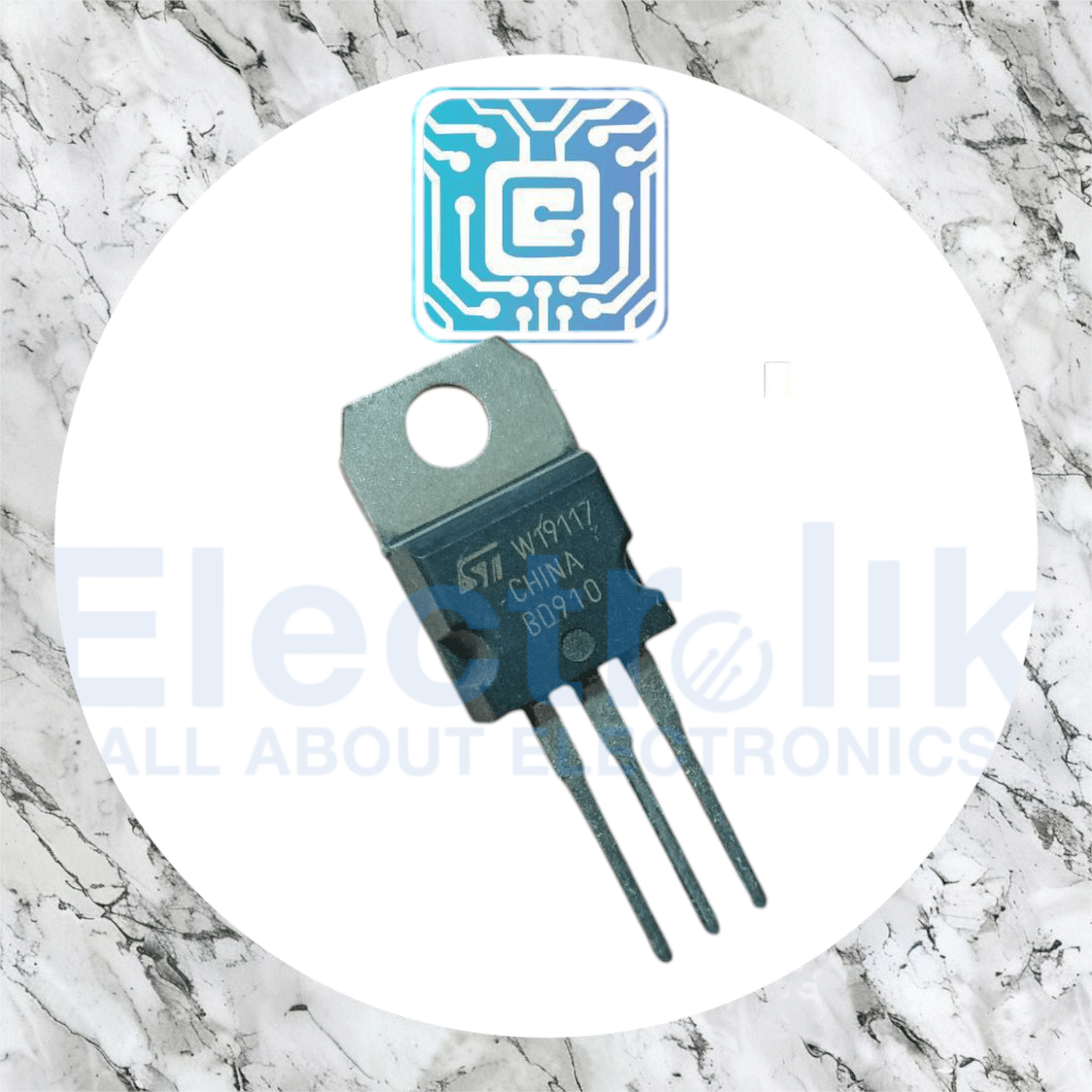 Transistor BD910 PNP Power 12A 100V Electrolik