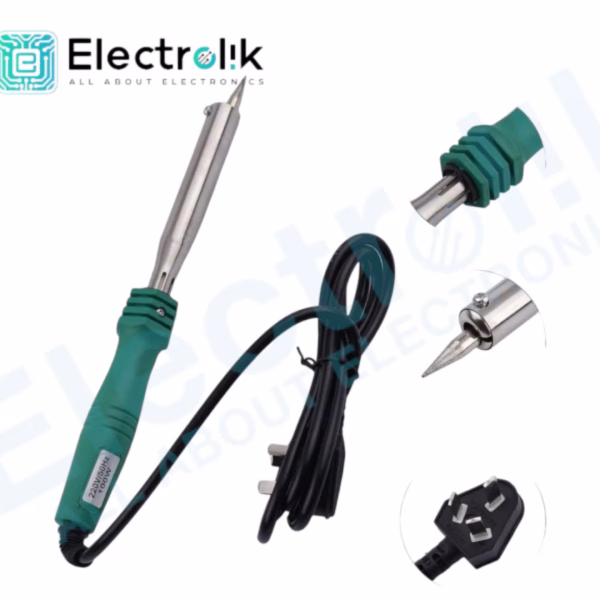 Soldering Iron 100W 220V High Power Constant Temperature Quick Heated Soldering Tip Electrolik