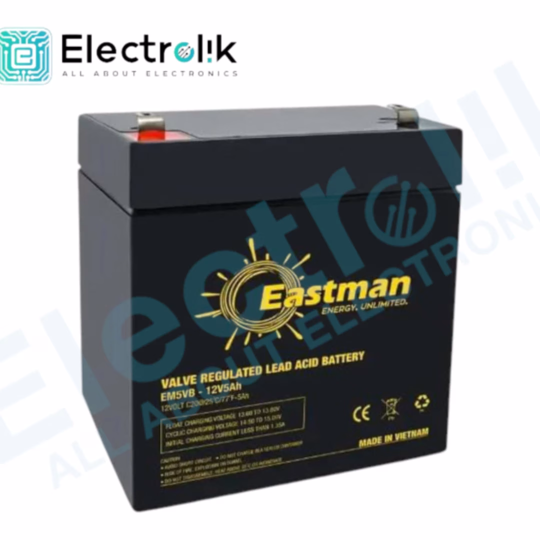 Battery 12v 5ah Eastman Electrolik
