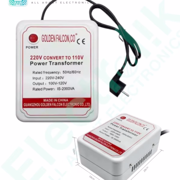 Voltage Converter 2000W 220V/110V Electrolik