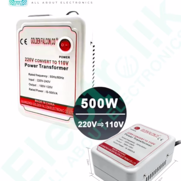 Voltage Converter 500W 220V/110V Electrolik