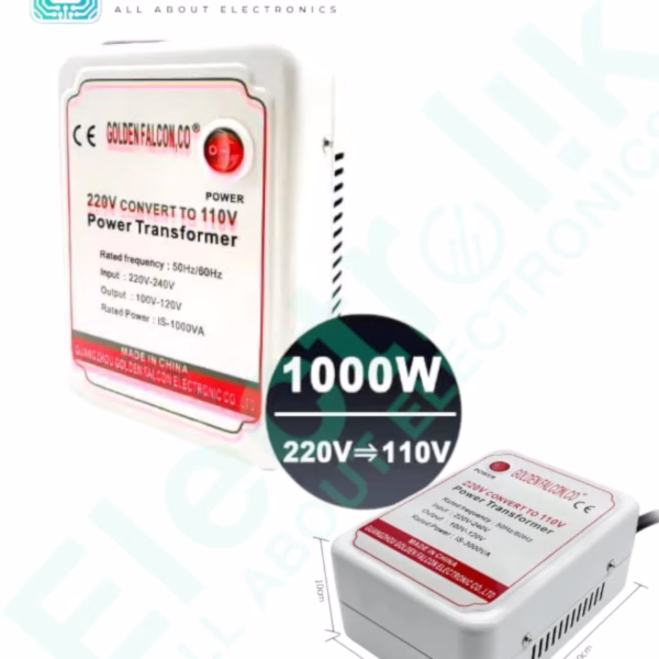 Voltage Converter 1000W 220V/110V Electrolik