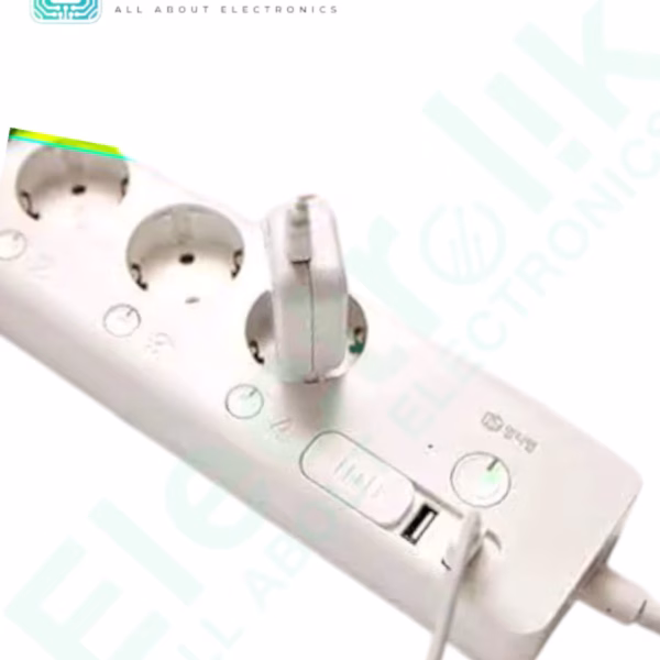A Copper Power Strip 16A With 4 Outlets and 2 USB Ports 2 meter cable Electrolik